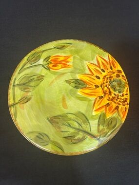 Primavera Hand Painted Collection Sunflower Trivet